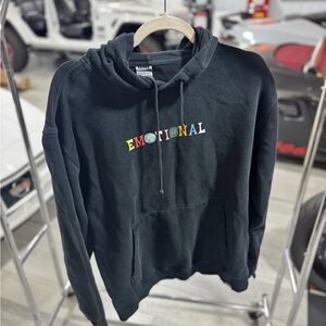 Emotional Black Hoodie
